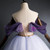Purple Tulle Sequins Pleats Pearls Quinceanera Dress