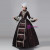 Brown Satin Long Sleeve Vintage Rococo Victorian Dress