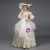 Champagne Puff Sleeve Lace Rococo Baroque Dress