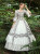 Sky Blue Short Sleeve Baroque Victorian Dress