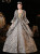 Vintage Gray Long Sleeve Baroque Victorian Dress