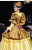 Ball Gown Yellow Long Sleeve Vintage Victorian Dress