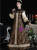 Coffee Long Sleeve Baroque Victorian Gown Dress