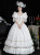 White Puff Sleeve Baroque Victorian Gown Dress