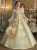 Champagne Long Sleeve Lace Rococo Dress