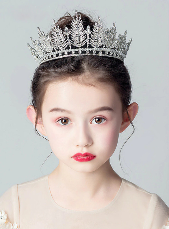 Girls Big Crown Tiara Princess