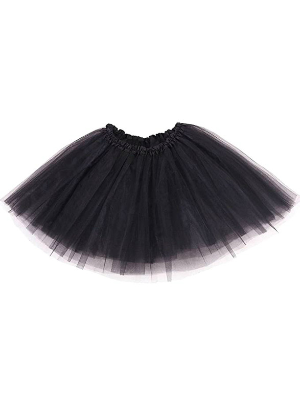 Black Tulle Short Tutu Dress