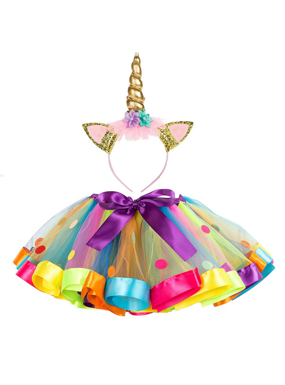 Colorful Tulle Puff Tutu Skirt