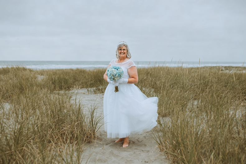 Can a Tea-Length Wedding Dress Work for a Plus Size Beach Wedding?