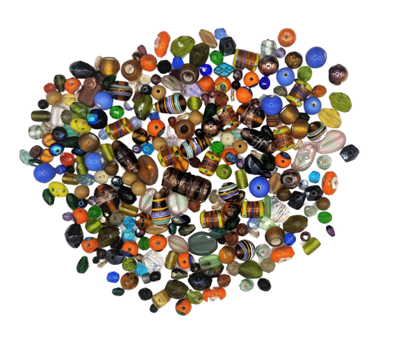 Craft Medley Glass Beads - Assorted Colors, 3.5 oz