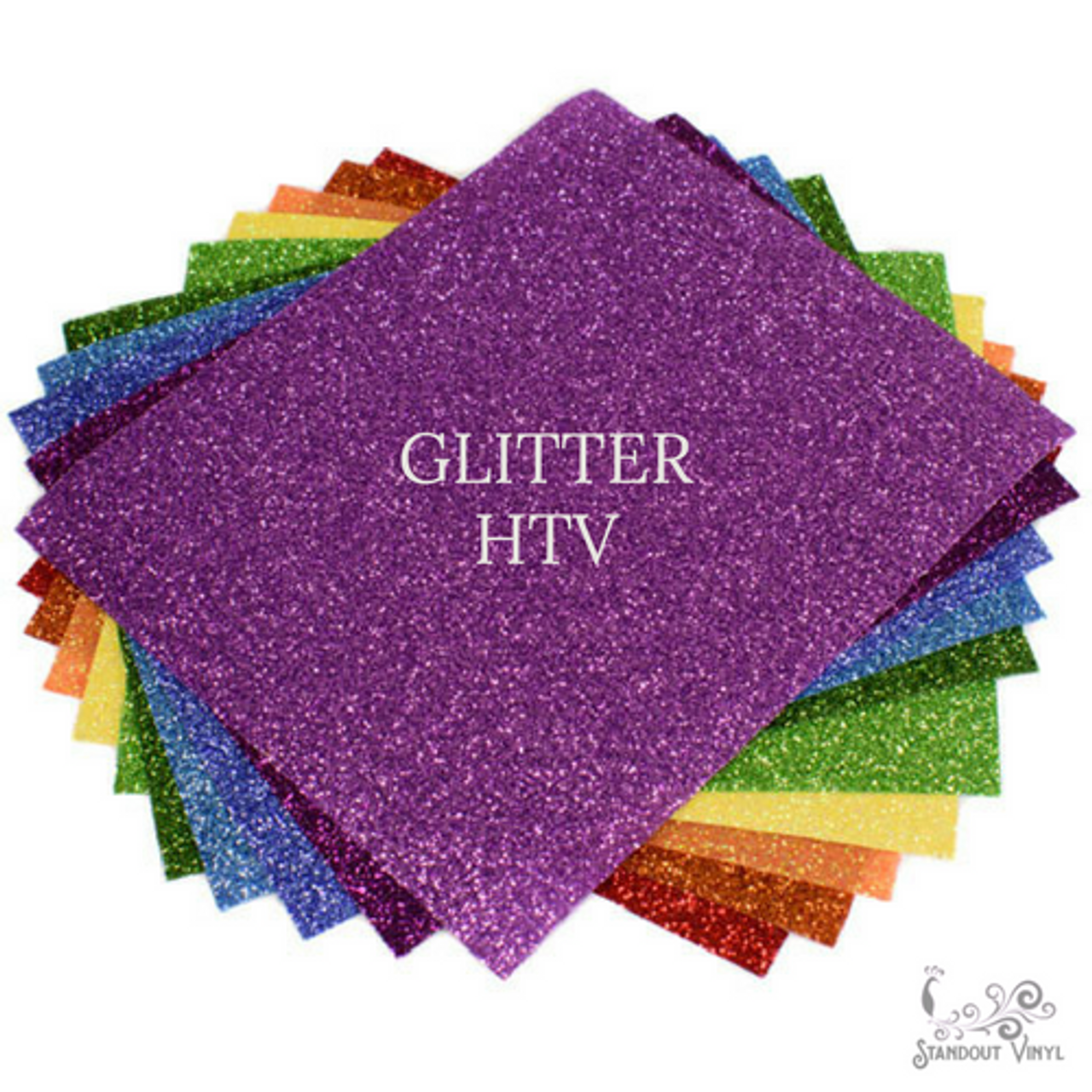 Glitter Heat Transfer Vinyl, HTV Glitter, Cricut Glitter Vinyl, Glitter  Vinyl Sheets, Iron On, Vinyl Bundle, Craft Vinyl 