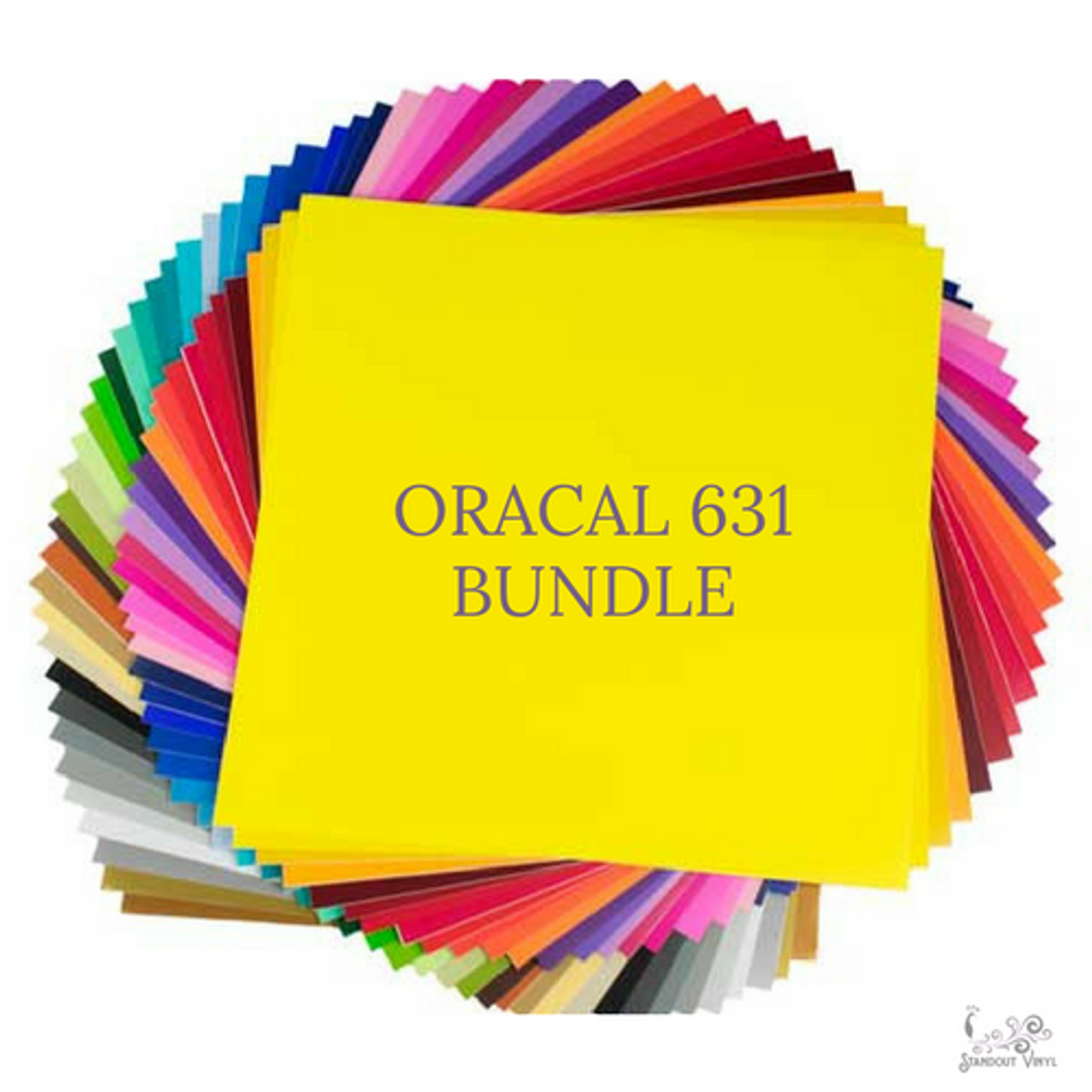 Matte Black Vinyl Rolls | Oracal 631 Removable Wall & Craft Vinyl