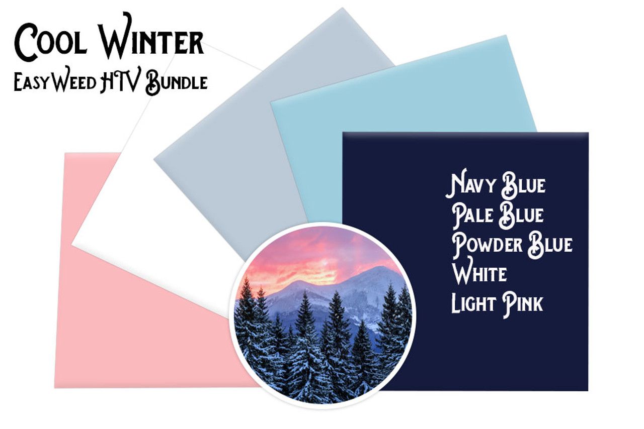 Christmas Colors EasyWeed Heat Transfer Vinyl (HTV) Bundle