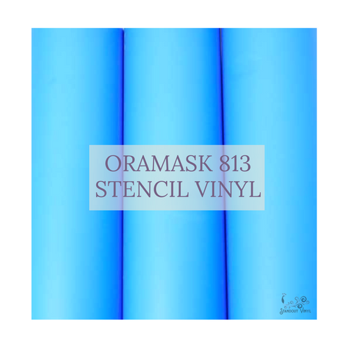 Oracal ORAMASK 813 Low-Tack Paint Stencil Vinyl Roll Bundle 6ft x 1ft w/Transfer