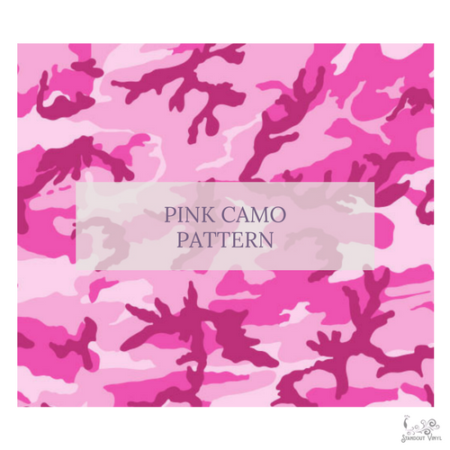 Camouflage Camo Pattern Adhesive Craft Vinyl Oracal & Siser HTV