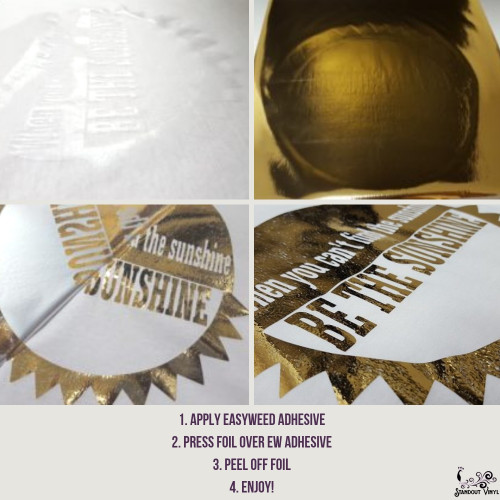 Step 2 - Deco Foil Transfer Sheets (5 Pack) ***Use With EasyWeed  Adhesive*** - Standout Vinyl