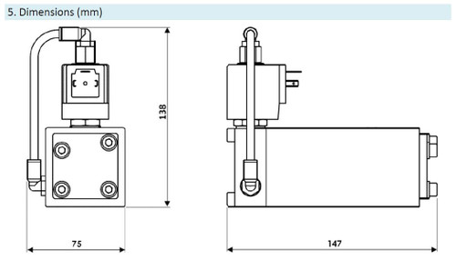 V2VS2BVE Blowing valve diagram