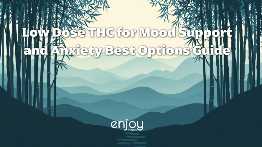 Low Dose THC for Mood Support and Anxiety: Best Options 2026 Guide