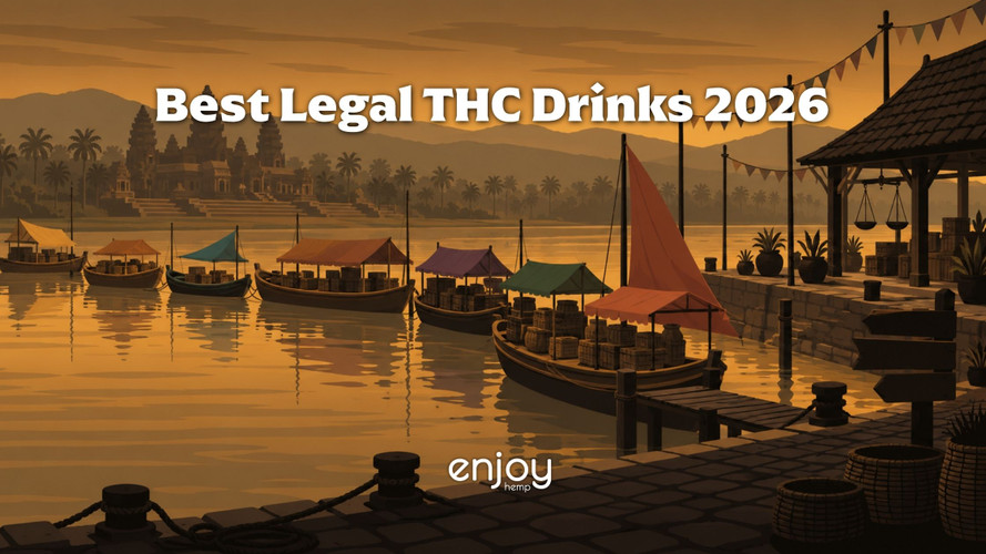 Best Legal THC Drinks (2026): Seltzers, Spirits & Syrups