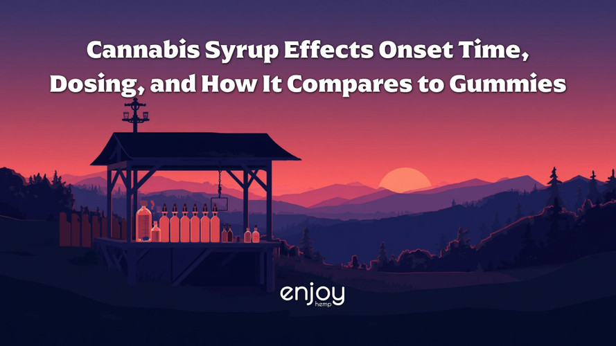 Cannabis Syrup Effects: Onset Time, Dosing, and How It Compares to Gummies