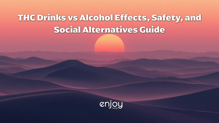 THC Drinks vs Alcohol: Effects, Safety, and Social Alternatives Guide