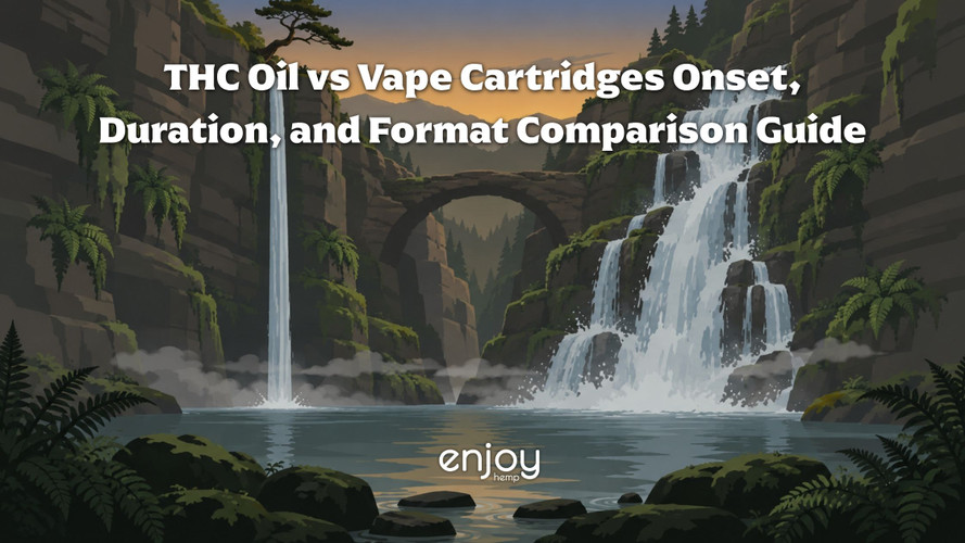 THC Oil vs Vape Cartridges: Onset, Duration, and Format Comparison Guide