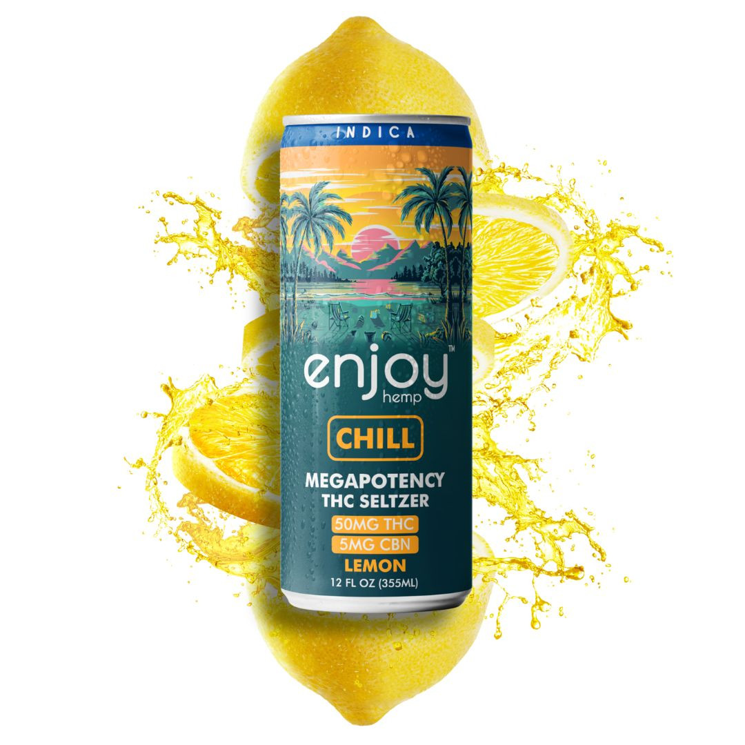 50mg THC + 5mg CBN Chill Seltzer | Lemon