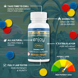300mg Chill THC Gummies | Mixed Fruit (Indica)