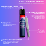 2.5g Mega Potency Double Diamond THCA Prerolls for Euphoria- Platinum Stardawg  Guava (Sativa) -