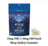 Enjoy Hemp 1000mg Deep Sleep Gummies Delta 9 THC + CBN  - Indica-Infused Blood Orange (25 mg each | 40 gummies)