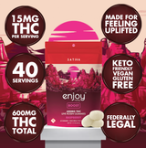 600mg Boost THC Gummies | Raspberry (Sativa)