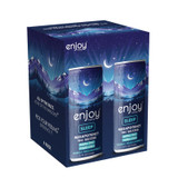 Enjoy Hemp Sleep THC Seltzer 4-Pack – THC + CBN Functional Cannabis Drink for Sleep and Relaxation Medium Potency Hemp Beverage
