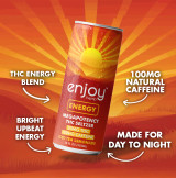 50mg THC + 100mg Caffeine Energy Seltzer | Iced Tea Lemonade