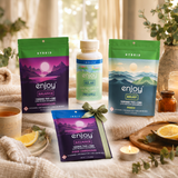 Recover, recharge, and find your balance with the Enjoy Hemp Recovery Bundle + Free Balance Microdose Gummy 10-pack for a limited-time!
