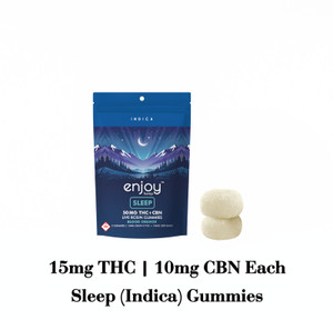 Delta 9 THC Gummies for Sleep - Indica-infused Blood Orange