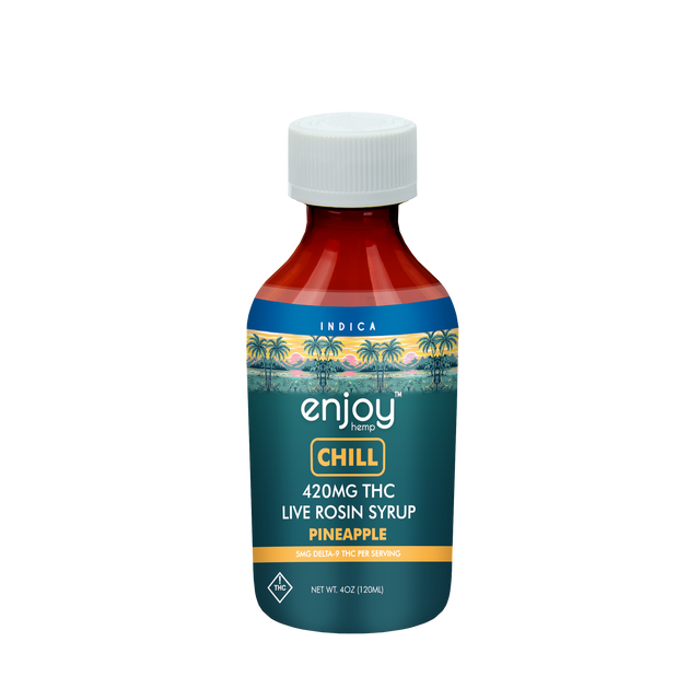 800 mg Live Rosin Delta 9 THC + CBN Syrup for Sleep