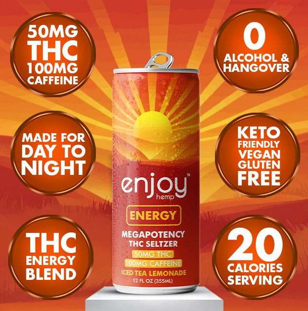 ハイエナジー♪30枚セット／新宿NYNY■ZENON 10mg THC + 100mg Caffeine Energy Seltzer | Iced Tea Lemonade