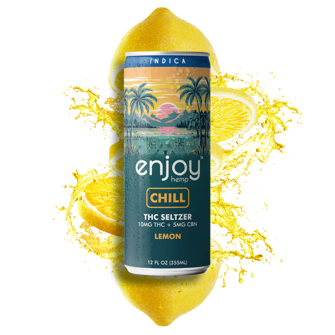 10mg THC + 5mg CBN Chill Seltzer | Lemon