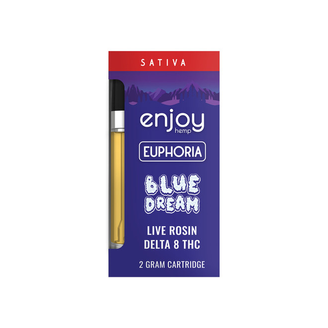 Live Rosin Delta 8 THC 2 Gram Cartridge for Euphoria - BlueDream (Indica)