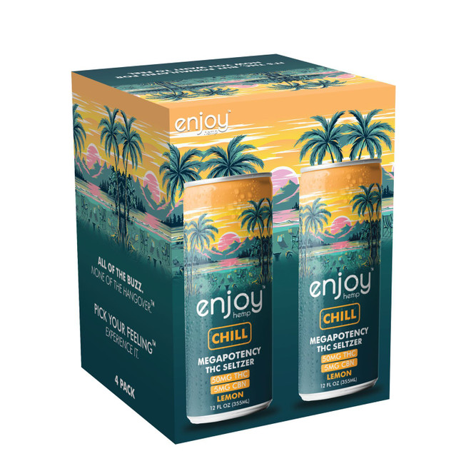 50mg THC + 5mg CBN Chill Seltzer | Lemon