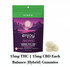 Enjoy Hemp Live Rosin Balance Delta 9 THC + CBD 1200mg Gummies (Hybrid-Infused Watermelon) - 15 mg each | 40 gummies