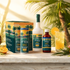 Chill Mocktail Bundle with Medium potency spirit, syrup, and seltzer 4-pack