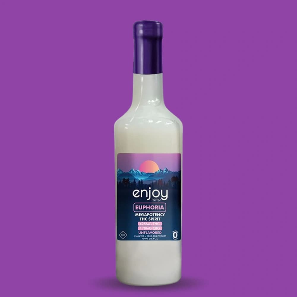 Shop Enjoy Hemp THC spirits and cannabis-infused bottles