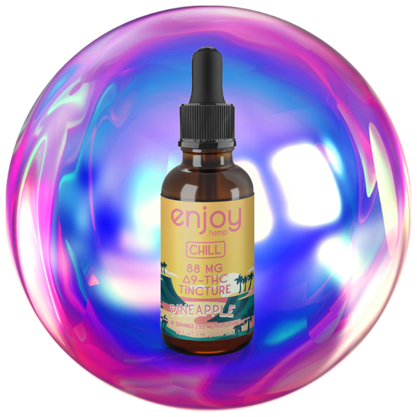 Enjoy Hemp Chill Delta 9 THC Microdose Tincture - Pineapple