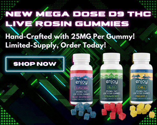New Mega Dose D9 Gummies!