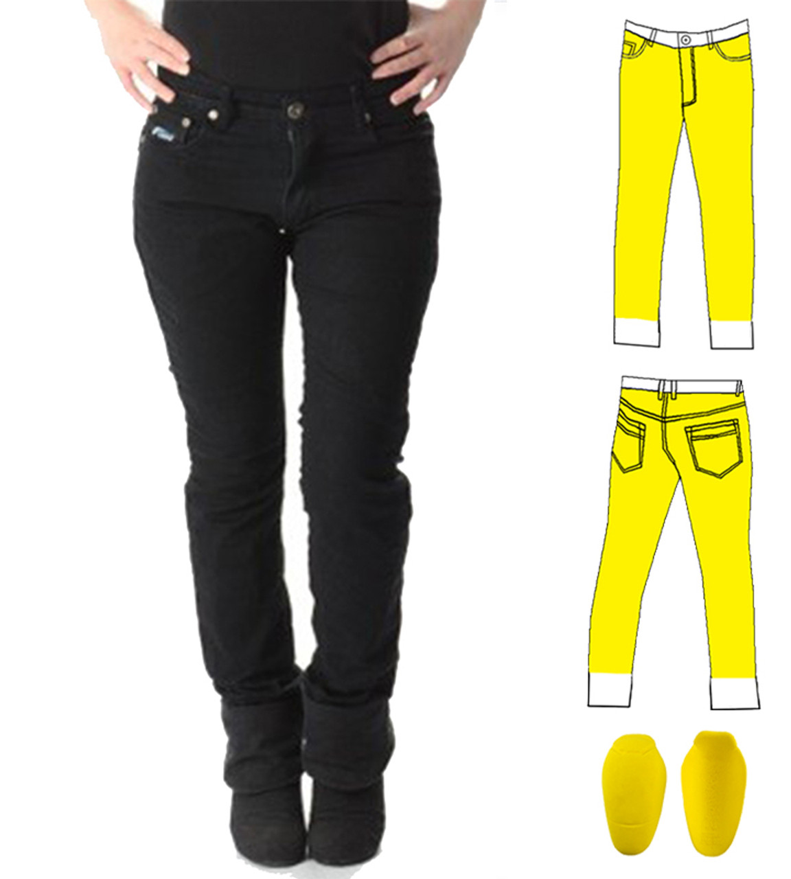 Ladies Protective Jeans | Finn Moto