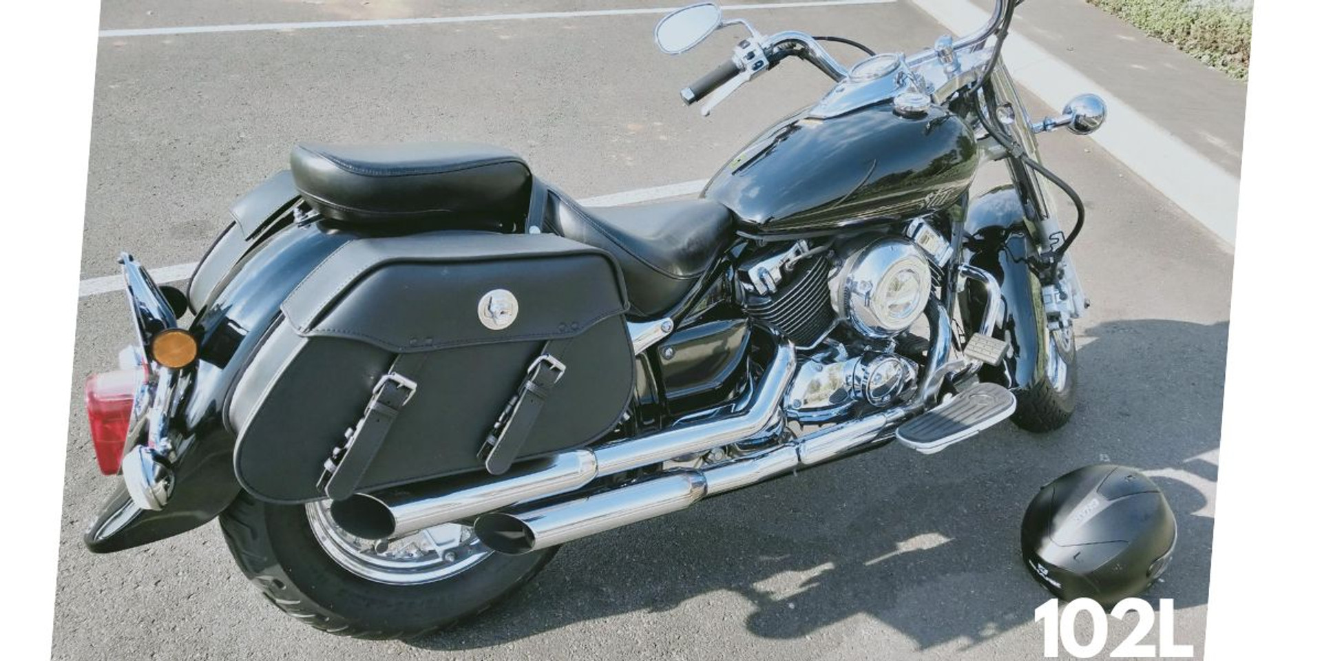 Yamaha saddlebags sales v star