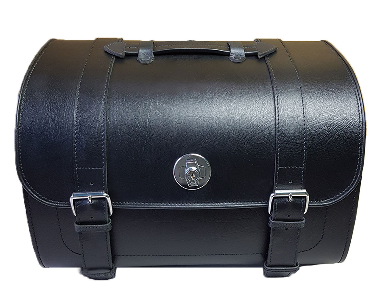 Premium Tek Leather Motorcycle Sissy Bar Travel Bag Finn moto