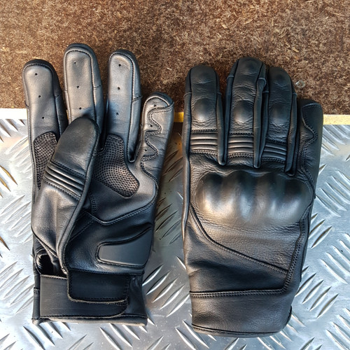 Full Leather Short Motorcycle Glove