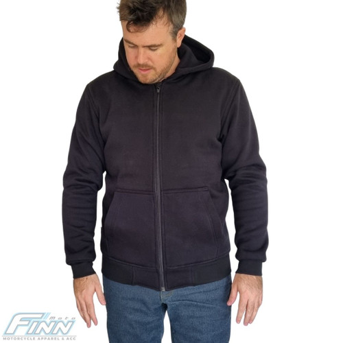 New Mens OP-Hoodie Kevlar Motorcycle Jacket